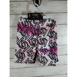 Bebe Girls Medium 10/12 Bike Shorts 3-Pack NEW Athletic Clothing Gym